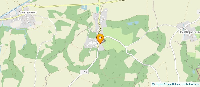 localisation de l'entreprise GFA CHARLES LANNES  ROUCY