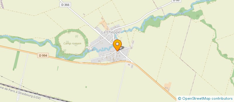 localisation de l'entreprise GFA CHARLIER  LA CHEPPE