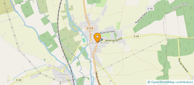 localisation de l'entreprise GFA CHARRIOT CHRISTOPHE  LURY-SUR-ARNON