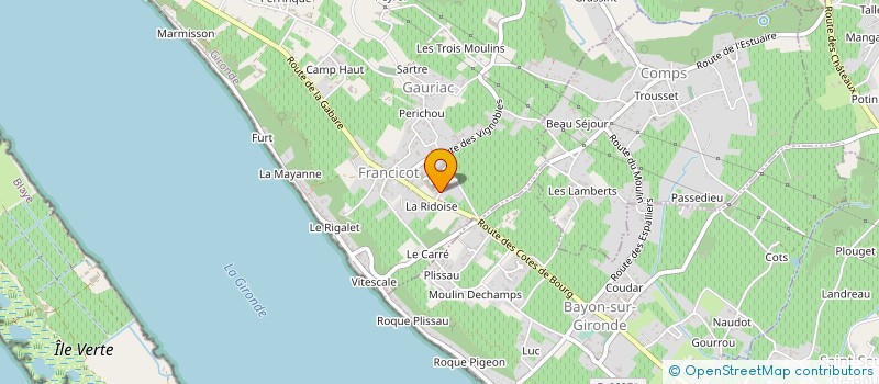 localisation de l'entreprise GFA CHATEAU CAZES-BEYRAN  GAURIAC