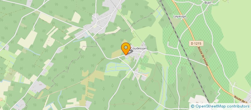 localisation de l'entreprise GFA CHATEAU CHANTE MERLE  GAILLAN-EN-MEDOC