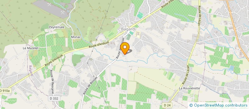 localisation de l'entreprise GFA CHATEAU CHIRAC REINAUD FRERES  BAGARD