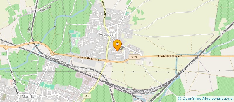 localisation de l'entreprise GFA CHATEAU DE BRESSADES  MANDUEL