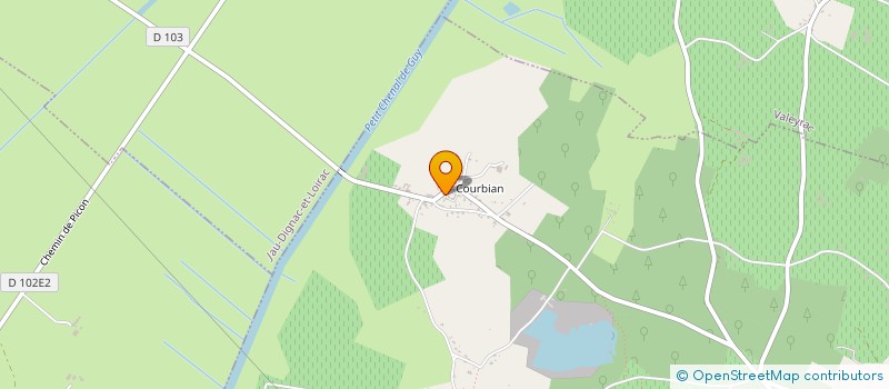 localisation de l'entreprise GFA CHATEAU DE L'ARGENTEYRE  BEGADAN