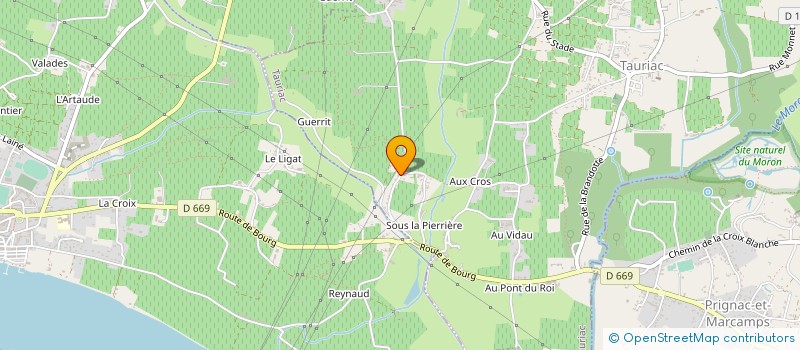 localisation de l'entreprise GFA CHATEAU DE LA MAYANNE  GAURIAC