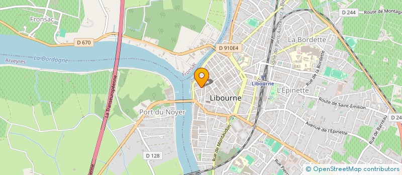 localisation de l'entreprise GFA CHATEAU DU TAILHAS à LIBOURNE