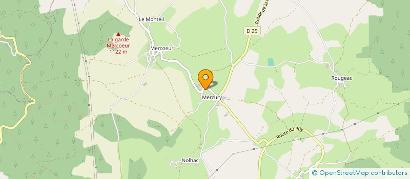 localisation de l'entreprise GFA CHATEAU FORT  SAINT PRIVAT D'ALLIER