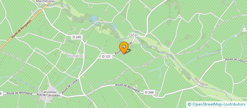 localisation de l'entreprise GFA CHATEAU GAZIN  POMEROL