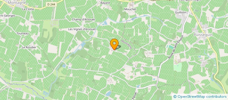 localisation de l'entreprise GFA CHATEAU HAUT BONNEAU  MONTAGNE