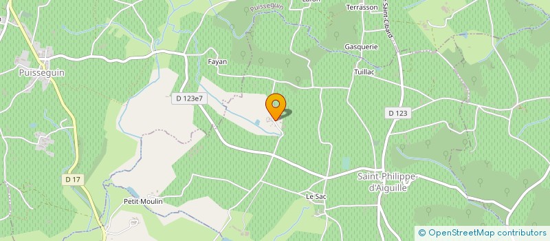 localisation de l'entreprise GFA CHATEAU JOANIN-BECOT  SAINT PHILIPPE D AIGUILHE