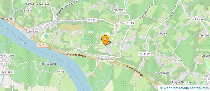 localisation de l'entreprise GFA CHATEAU LA ROCHE  BAURECH