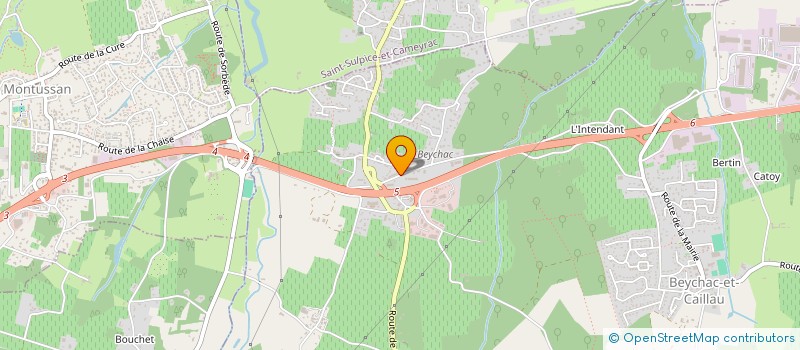 localisation de l'entreprise GFA CHATEAU LARTIGUE LES CEDRES  CROIGNON