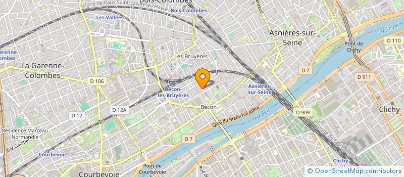 localisation de l'entreprise GFA CHATEAU LE CONE à COURBEVOIE