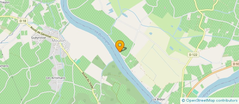 localisation de l'entreprise GFA CHATEAU LE LACAYOT  SAINT-SULPICE-DE-FALEYRENS