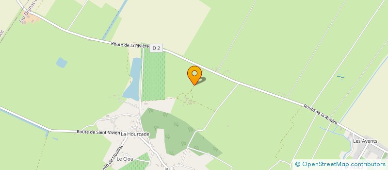 localisation de l'entreprise GFA CHATEAU LISTRAN  JAU-DIGNAC-ET-LOIRAC