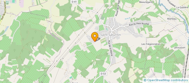 localisation de l'entreprise GFA CHATEAU MAILLOU à SAINT-SATURNIN