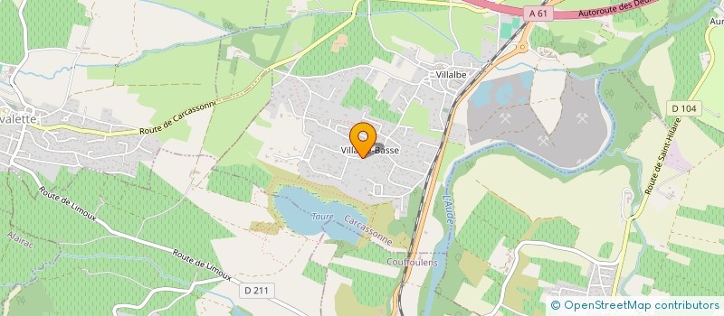 localisation de l'entreprise GFA CHATEAU MANSENOBLE à CARCASSONNE