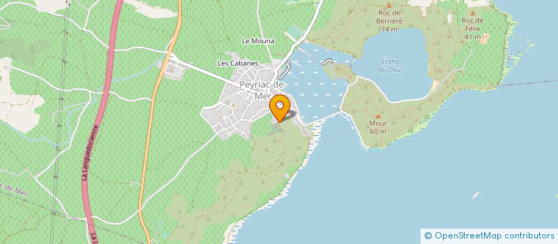 localisation de l'entreprise GFA CHATEAU PEYRIAC DE MER  PEYRIAC-DE-MER