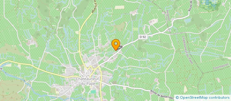 localisation de l'entreprise GFA CHATEAU RAYAS  CHATEAUNEUF-DU-PAPE