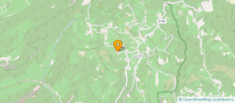 localisation de l'entreprise GFA CHATEAU REDORTIER  SUZETTE