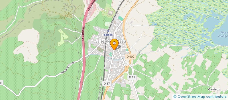localisation de l'entreprise GFA CHATEAU ROMBEAU  RIVESALTES