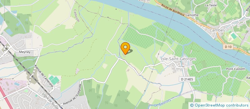 localisation de l'entreprise GFA CHATEAU TURPAUT  ISLE-SAINT-GEORGES