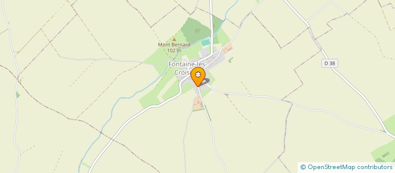 localisation de l'entreprise GFA CHATELAIN  FONTAINE-LES-CROISILLES