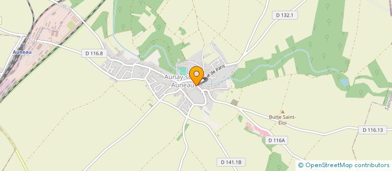 localisation de l'entreprise GFA CHAUSSIER CHATIN à SANTEUIL