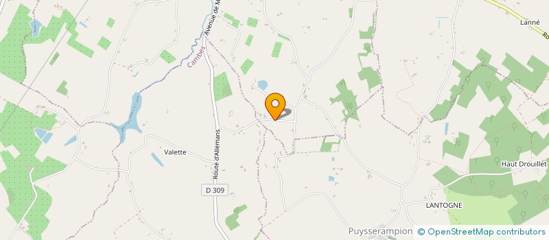 localisation de l'entreprise GFA CHAVANAC  ALLEMANS-DU-DROPT