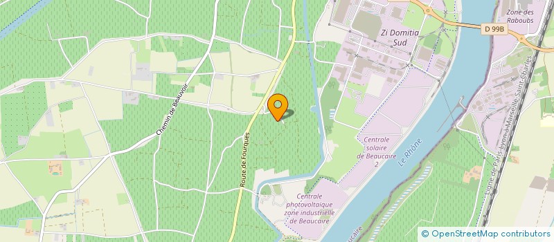 localisation de l'entreprise GFA CHAZALON  BEAUCAIRE