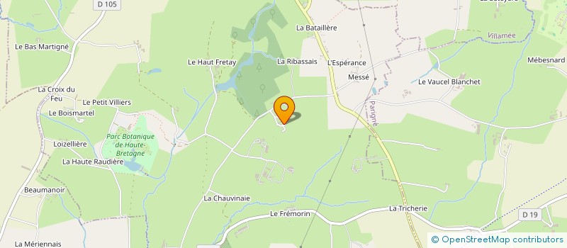 localisation de l'entreprise GFA CHEREL à LE CHATELLIER