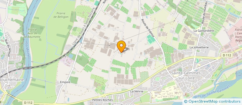 localisation de l'entreprise GFA CHESNEAU - BEAUJEAN  STE GEMMES SUR LOIRE