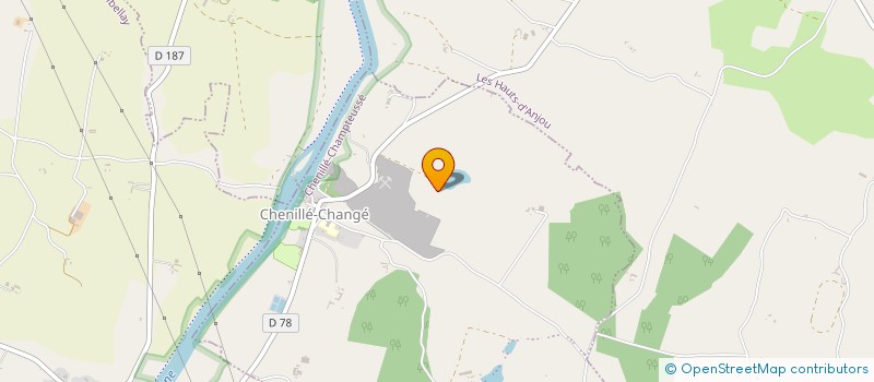 localisation de l'entreprise GFA CHIKYU  THORIGNE-D ANJOU