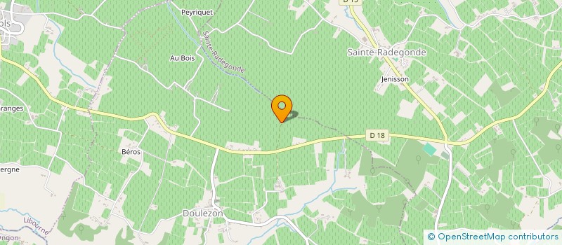 localisation de l'entreprise GFA CHOLET  DOULEZON