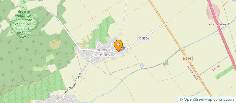 localisation de l'entreprise  GFA CHRETIEN  BERMERICOURT