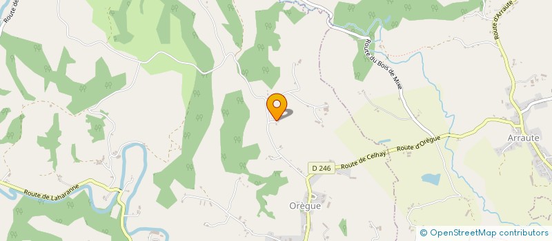 localisation de l'entreprise GFA CHUHIGARAYA  ARRAUTE-CHARRITTE