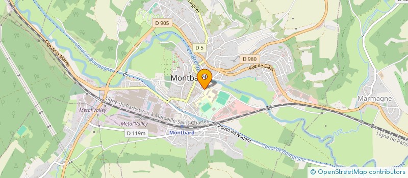 localisation de l'entreprise GFA CITOYEN LES PETITS CHAMPS  MONTBARD