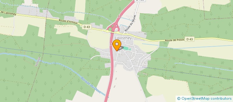 localisation de l'entreprise GFA CITRAN  LIPOSTHEY