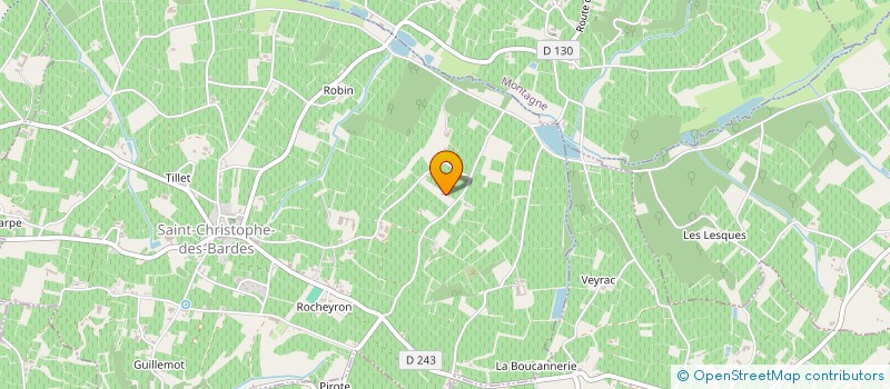 localisation de l'entreprise GFA CLAMENS FILS à VIGNONET