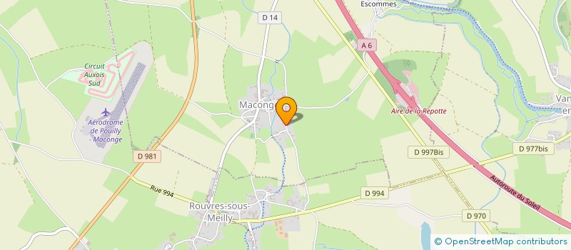 localisation de l'entreprise GFA CLERC  MACONGE