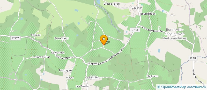 localisation de l'entreprise GFA CLOS DES POETES  MONTCARET