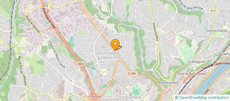 localisation de l'entreprise GFA CLOS FEUILLENS MORAT AU MUB  CHAMPAGNE-AU-MONT-D'OR