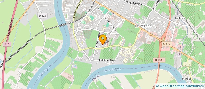 localisation de l'entreprise GFA CLOS L EGLISE  POMEROL