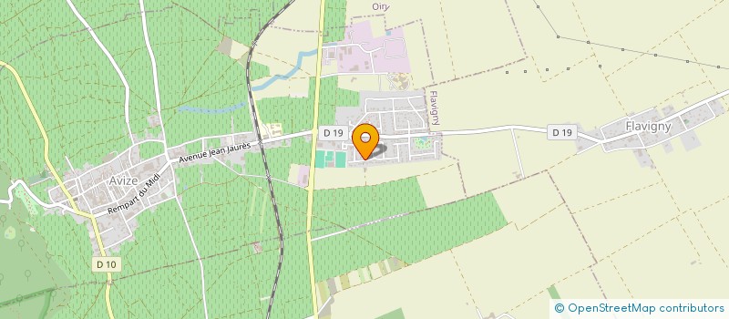 localisation de l'entreprise GFA CLOS RAIBART  AVIZE