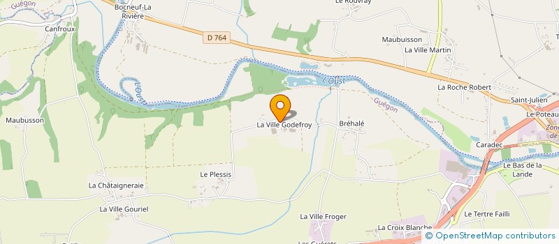 localisation de l'entreprise GFA COBIGO  GUEGON