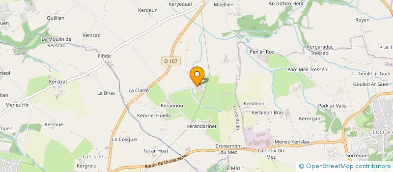 localisation de l'entreprise GFA COLIN POUPON  PLONEVEZ-PORZAY