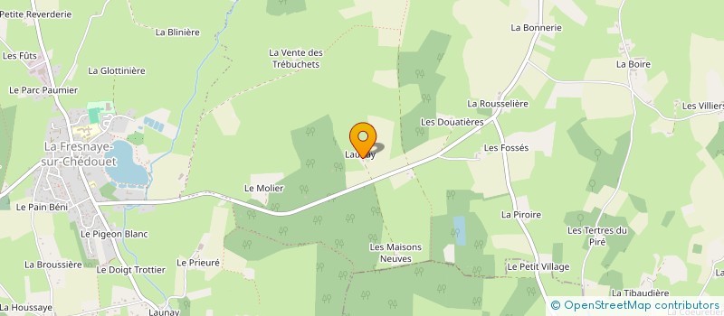 localisation de l'entreprise GFA COLLIN  VILLENEUVE-EN-PERSEIGNE