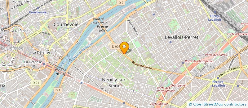 localisation de l'entreprise GFA COLLOT-JOLY à NEUILLY-SUR-SEINE