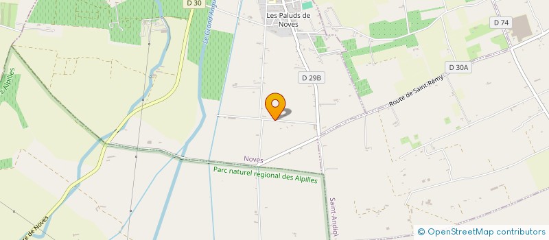 localisation de l'entreprise GFA COLOMBET  NOVES