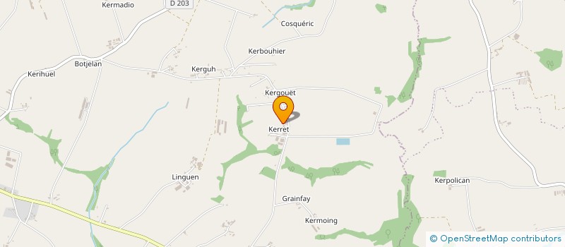 localisation de l'entreprise GFA . COM  PLUMELIAU-BIEUZY